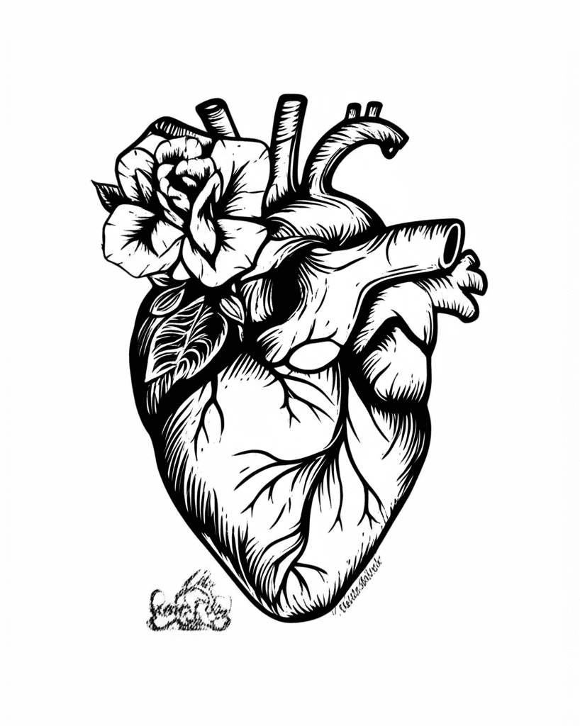Lettering tattoo style