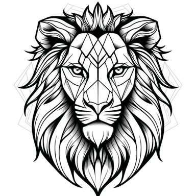 Lion tattoo design