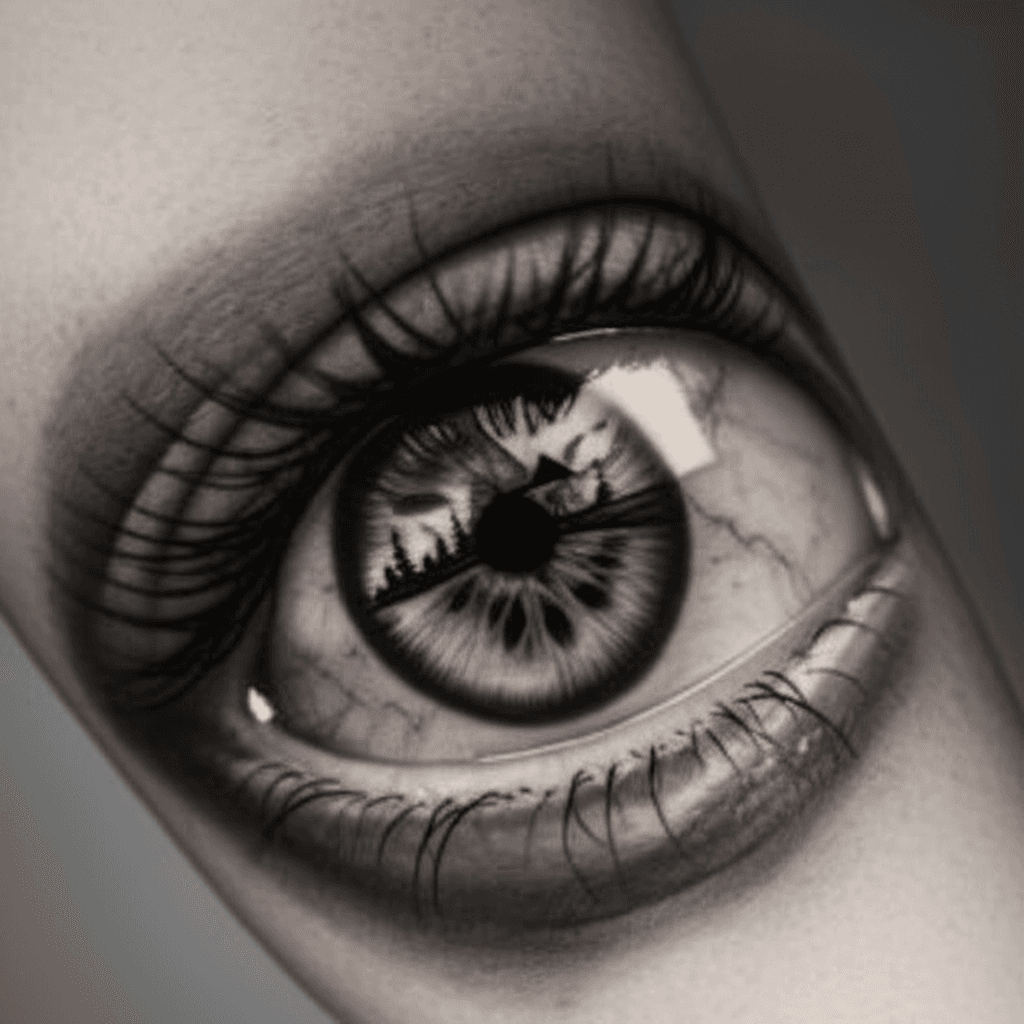 Realistic tattoo style