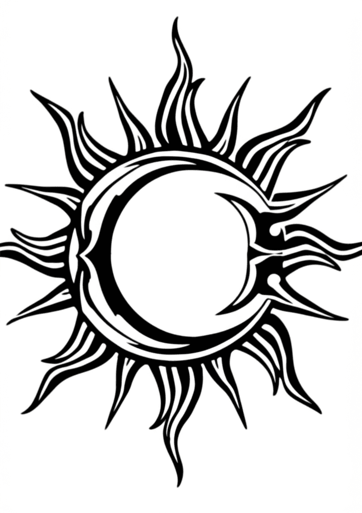 Blackwork tattoo style